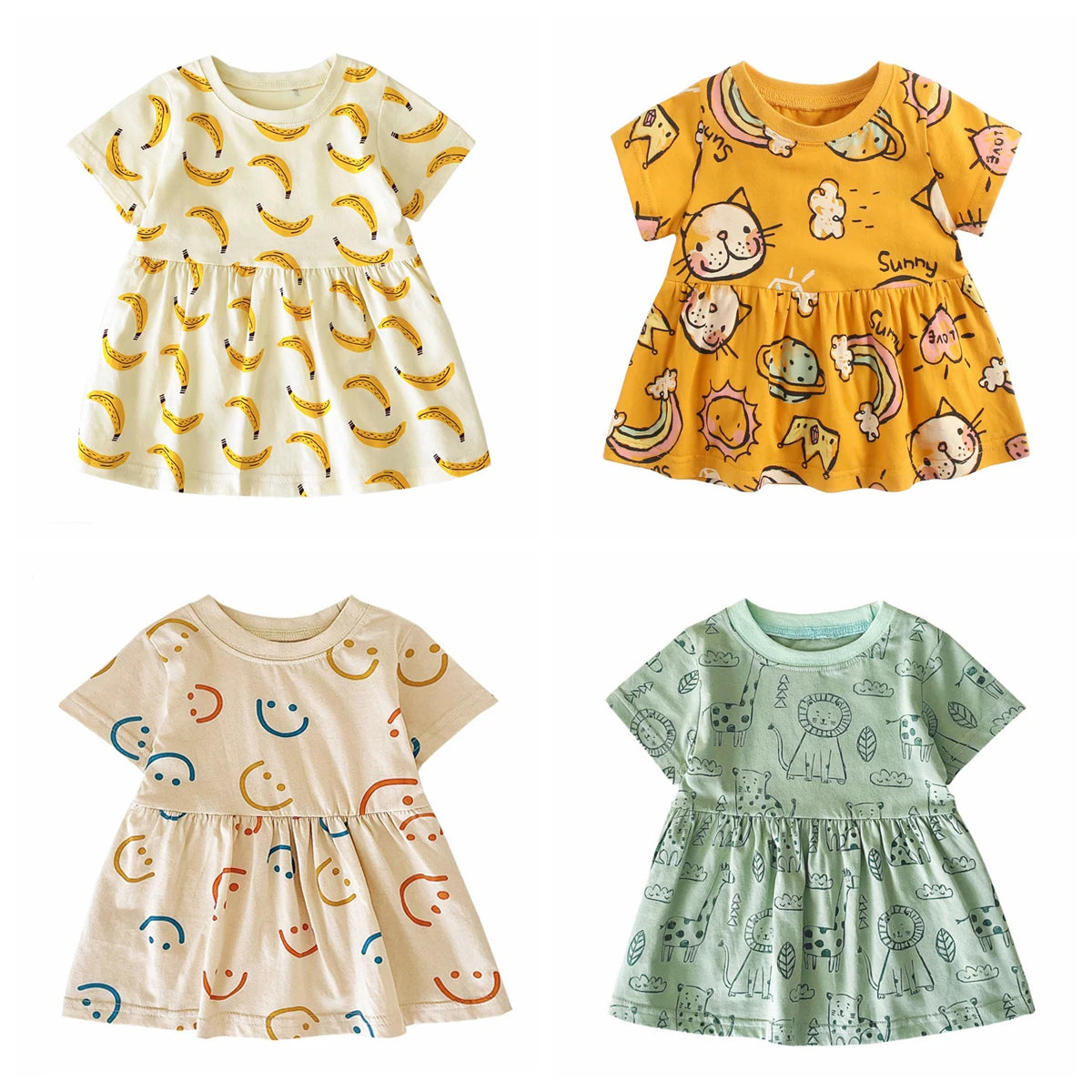 Cotton Summer Baby Dress - Kindle Kids ABC