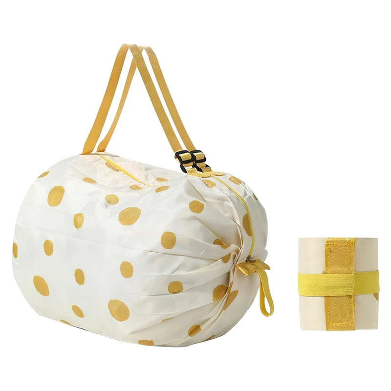 Foldable Waterproof Shopping Bag – Large Capacity 48-64L