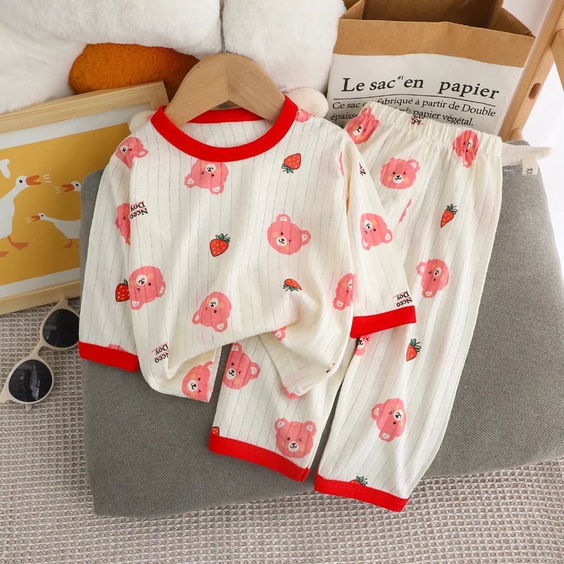 Baby and Kids Bear Print Cotton Set 3M-8Y - photo 8