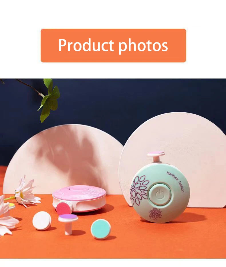 Electric Baby Nail Trimmer – Safe & Quiet Nail File for Newborns & Toddlers