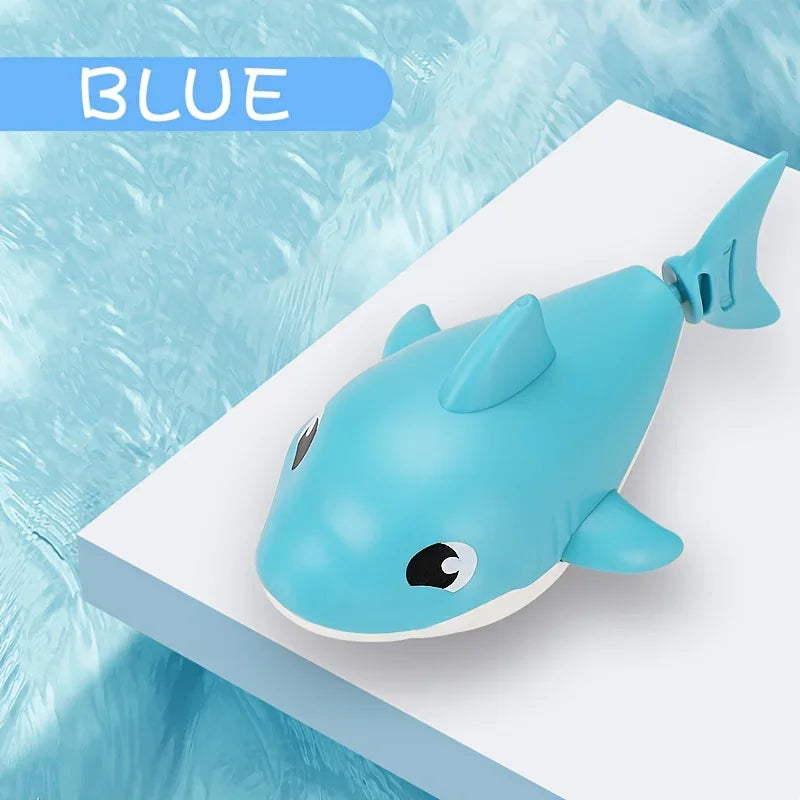wind-up shark bath swimming water toy - photo 5