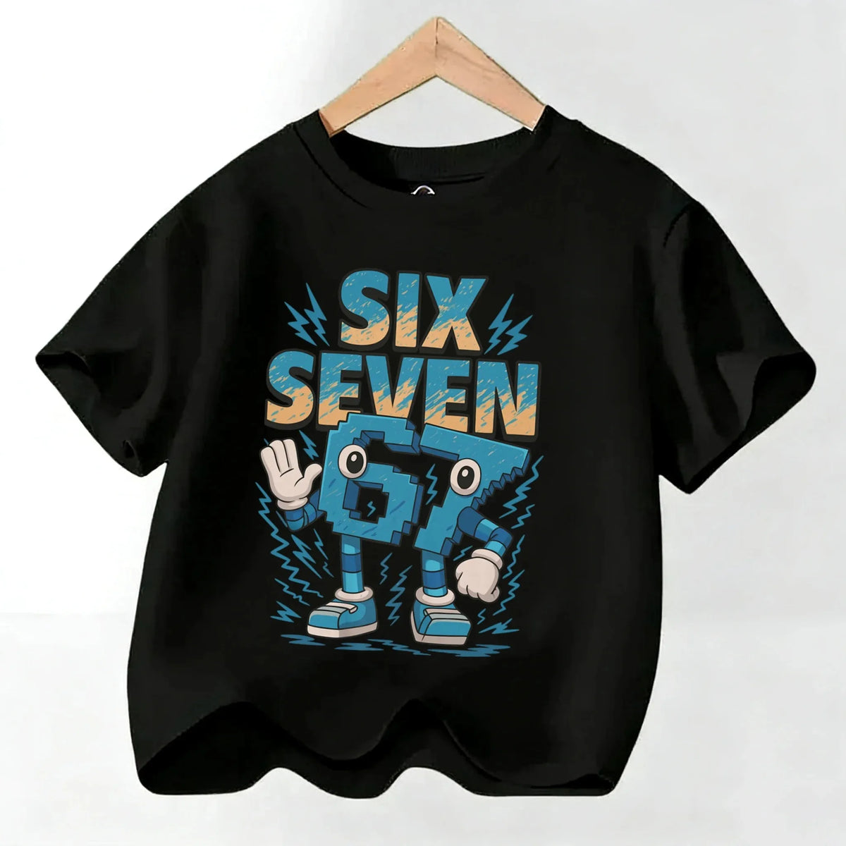 Kids Cotton 6-7 Graphic Print T-Shirt - photo 4