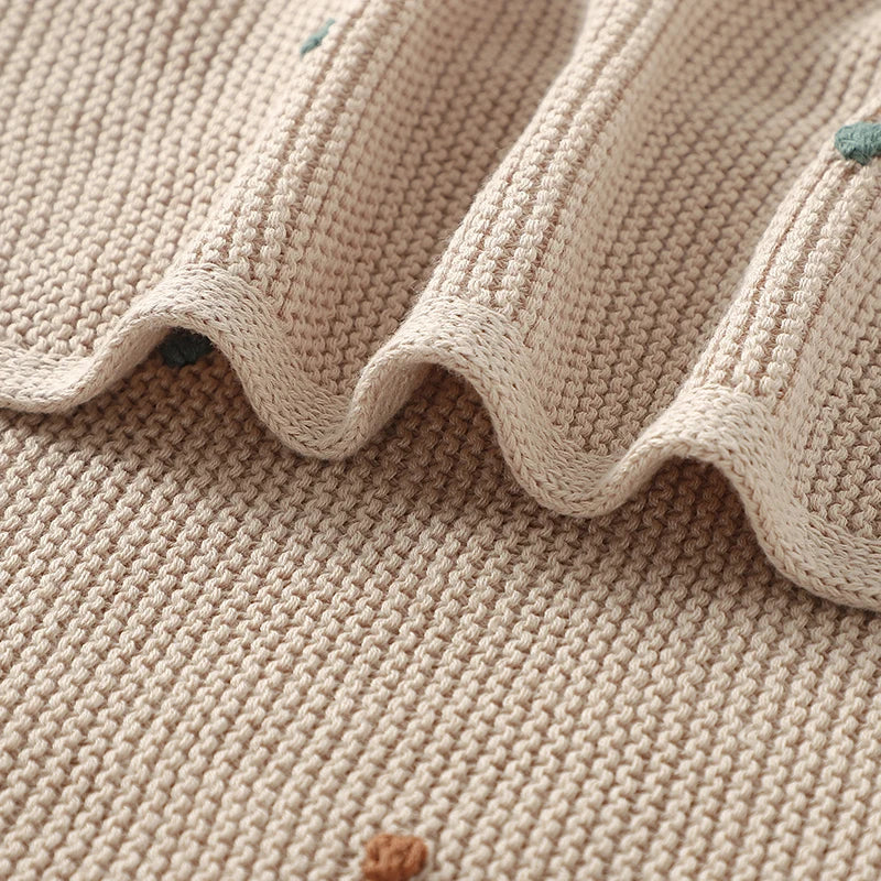 Knit Cotton Baby Blanket - Kindle Kids ABC - view 3