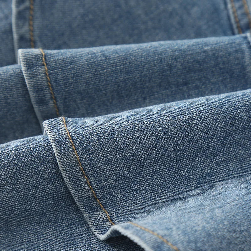 Kids Double-Layer Denim Skirt — Elegant Summer Streetwear 2-12Y