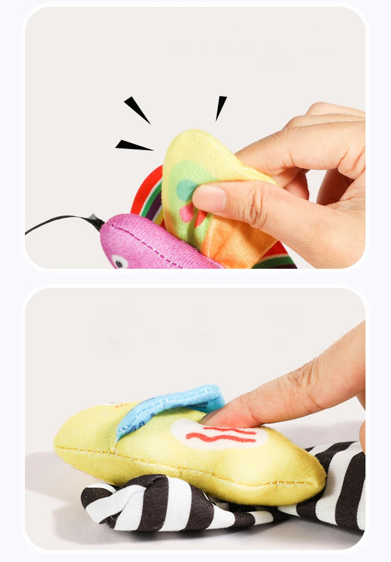 Baby Wrist Rattles & Animal Socks Set – Sensory Toys for Newborns (0–12M)