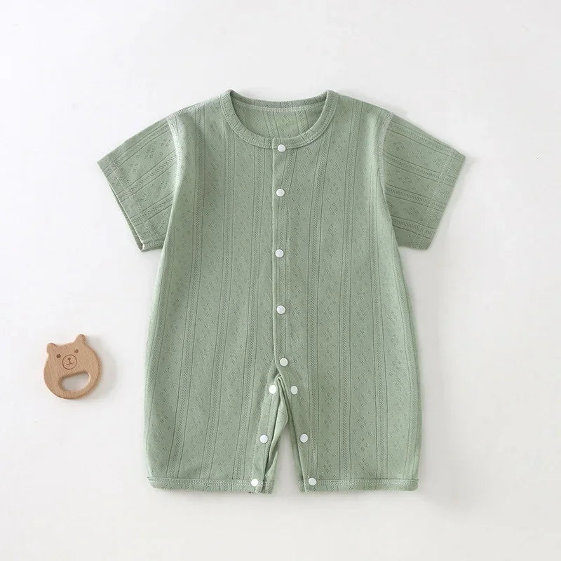 Baby Summer Bodysuit Romper – Solid Colour Sleeveless | Unisex | 0–24 Months - photo 5