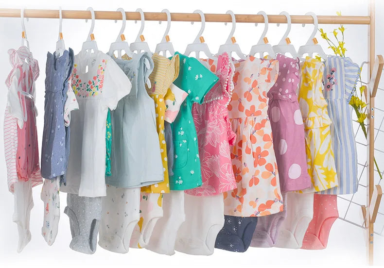 Baby Girl Summer Outfit Set – Floral Bodysuit & Shorts (3 Pcs)