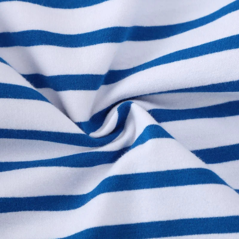 Kids Striped Dinosaur Cotton T-Shirt - photo 3