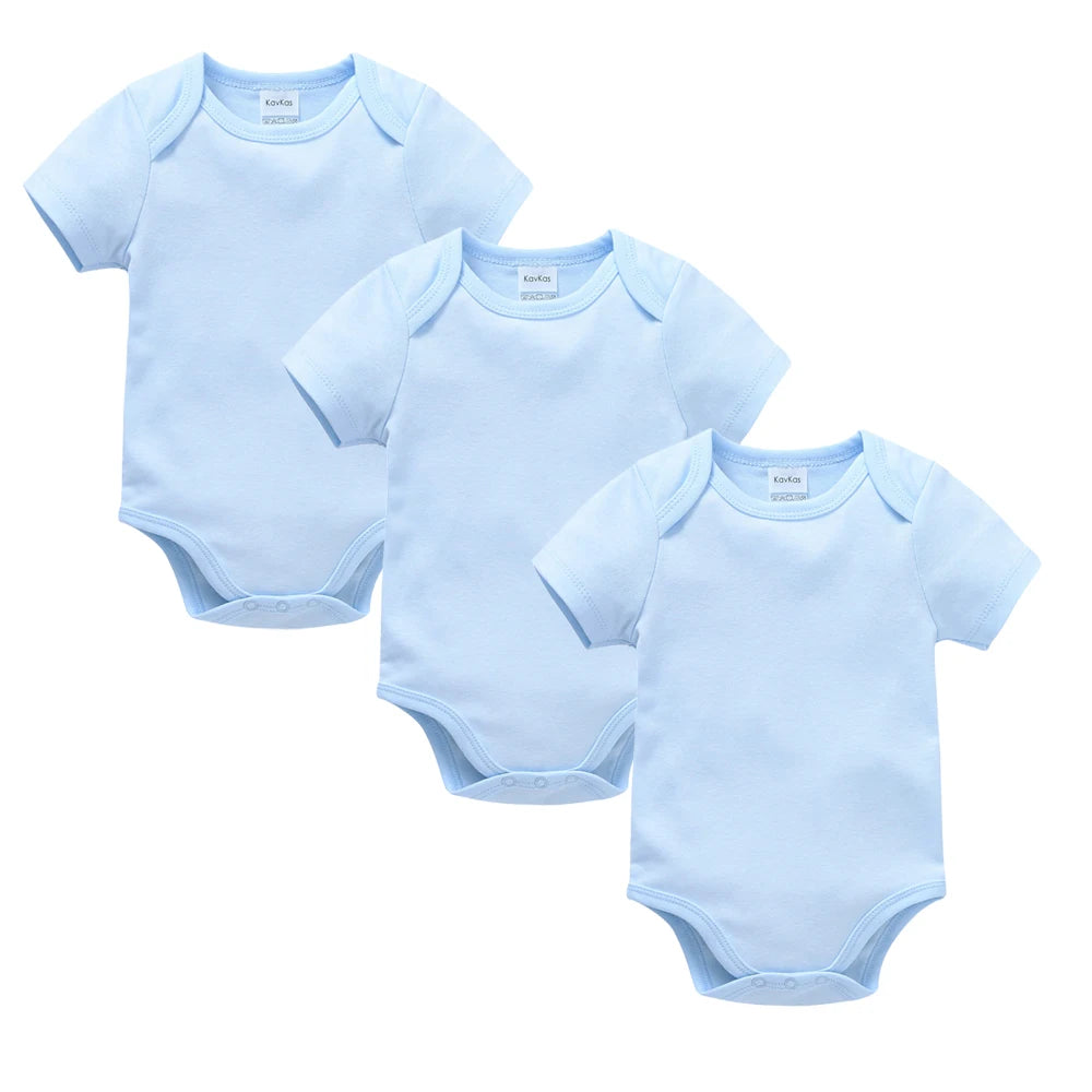 Baby cotton bodysuit set, snap closure — Kindle Kids ABC