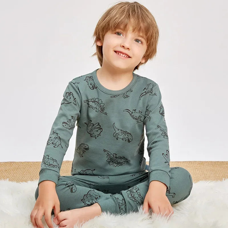 Kids Cotton Long-Sleeve Pajama Set 2-14Y - photo 8