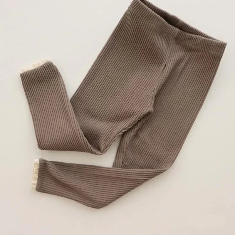 Patchwork Cotton Baby Leggings - Kindle Kids ABC - view 5