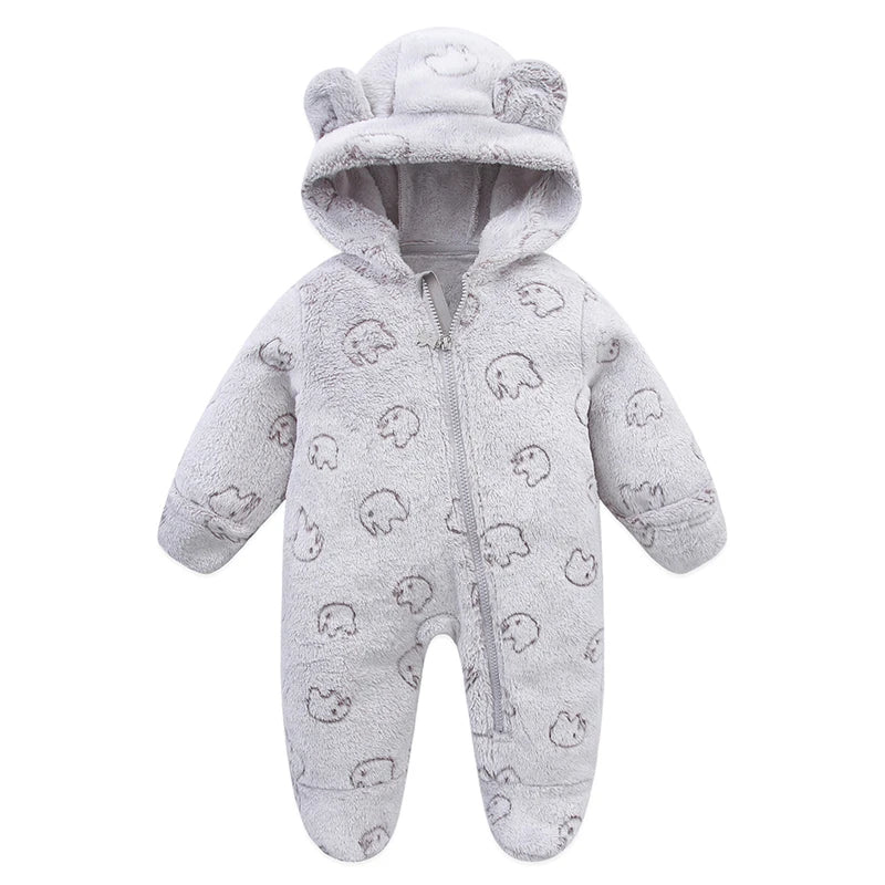 Fleece Hooded Baby Snowsuit - Kindle Kids ABC - view 10