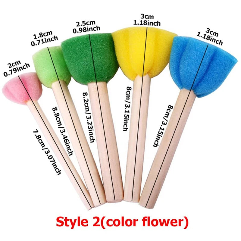 Kids' DIY Sponge Brush Art Set - Kindle Kids ABC - view 8