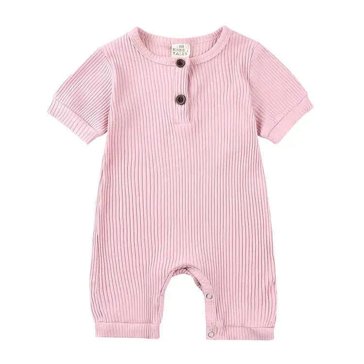 Baby Cotton Short-Sleeve Romper - Kindle Kids ABC - view 14