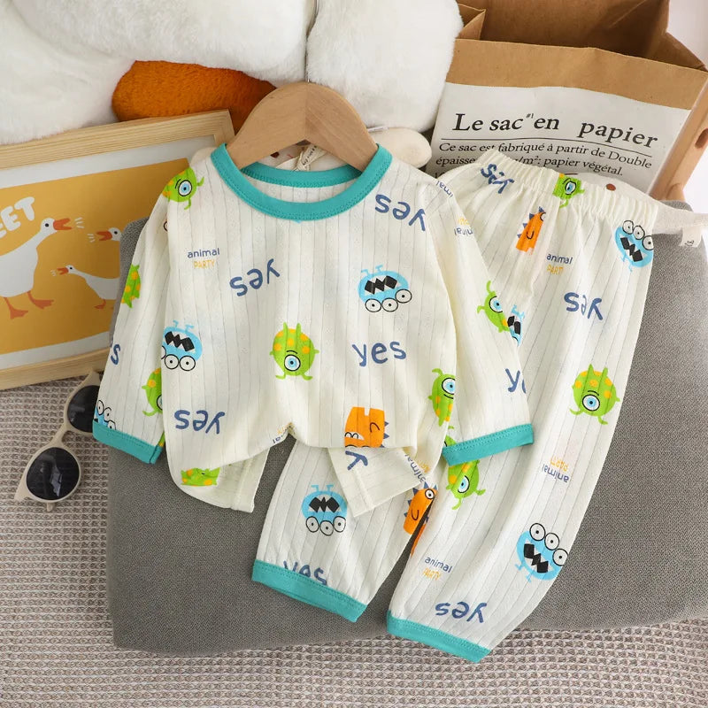Baby and Kids Bear Print Cotton Set 3M-8Y - photo 13