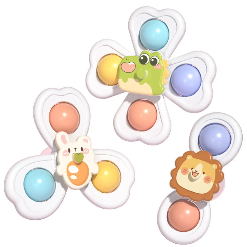 Baby Suction Spinner Bath Toy — Sensory Spinning Top | 6M-3Y - photo 7