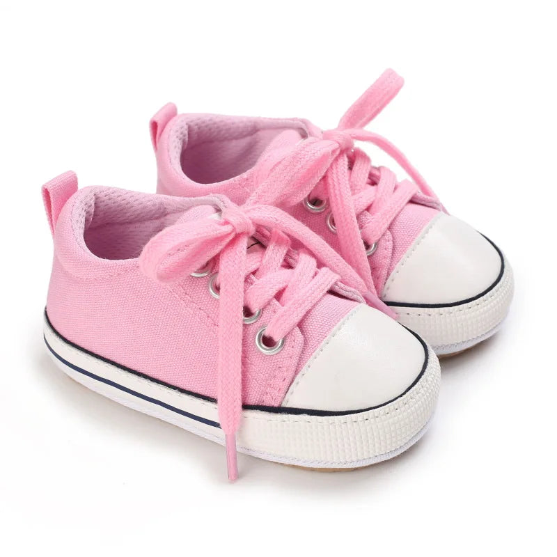 Baby Canvas Sneakers - Non-Slip Soft Sole 0-18M - photo 7