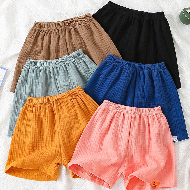 Kids Cotton Casual Shorts Loose Colourful - photo 1