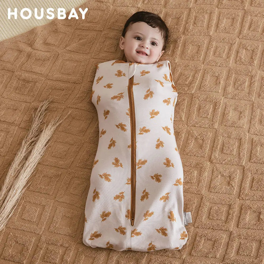 Baby sleep sack sleeveless cotton summer wearable blanket