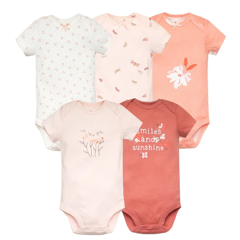 Baby 5-Pack Cotton Bodysuits - Kindle Kids ABC - view 15