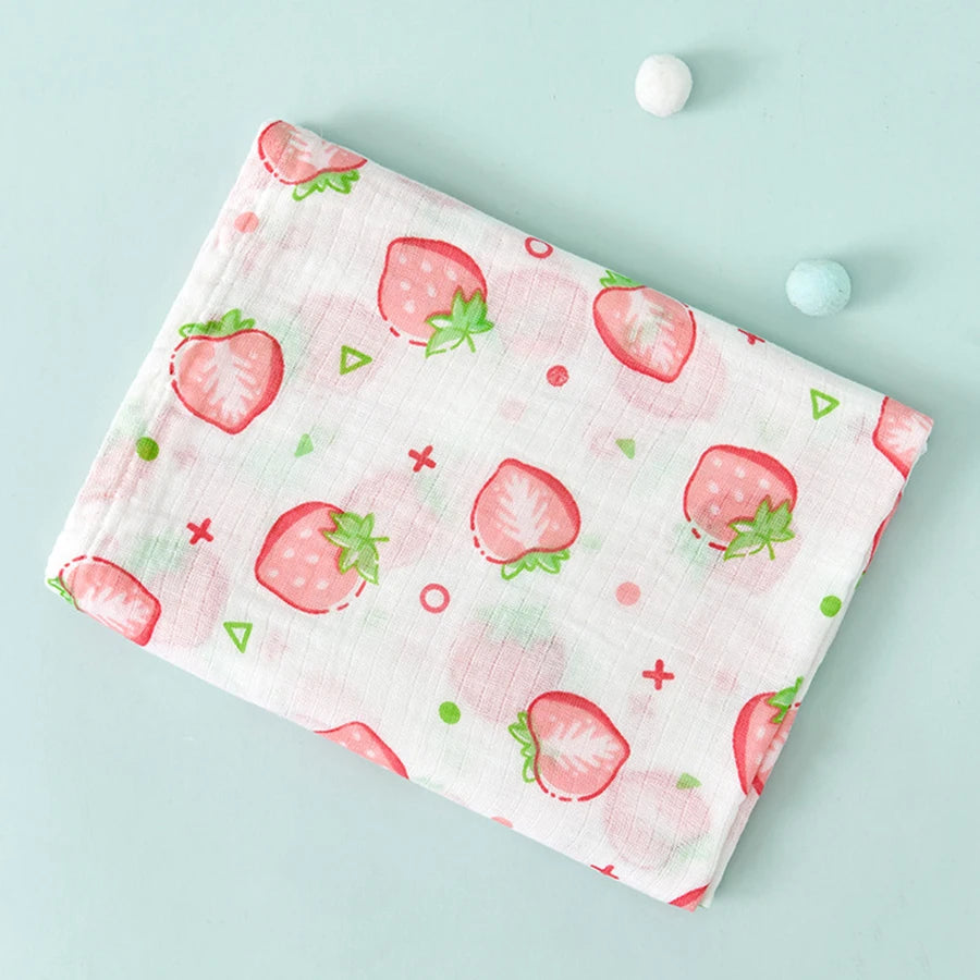 2-Layer Cotton Muslin Baby Swaddle Blanket - Kindle Kids ABC - view 15
