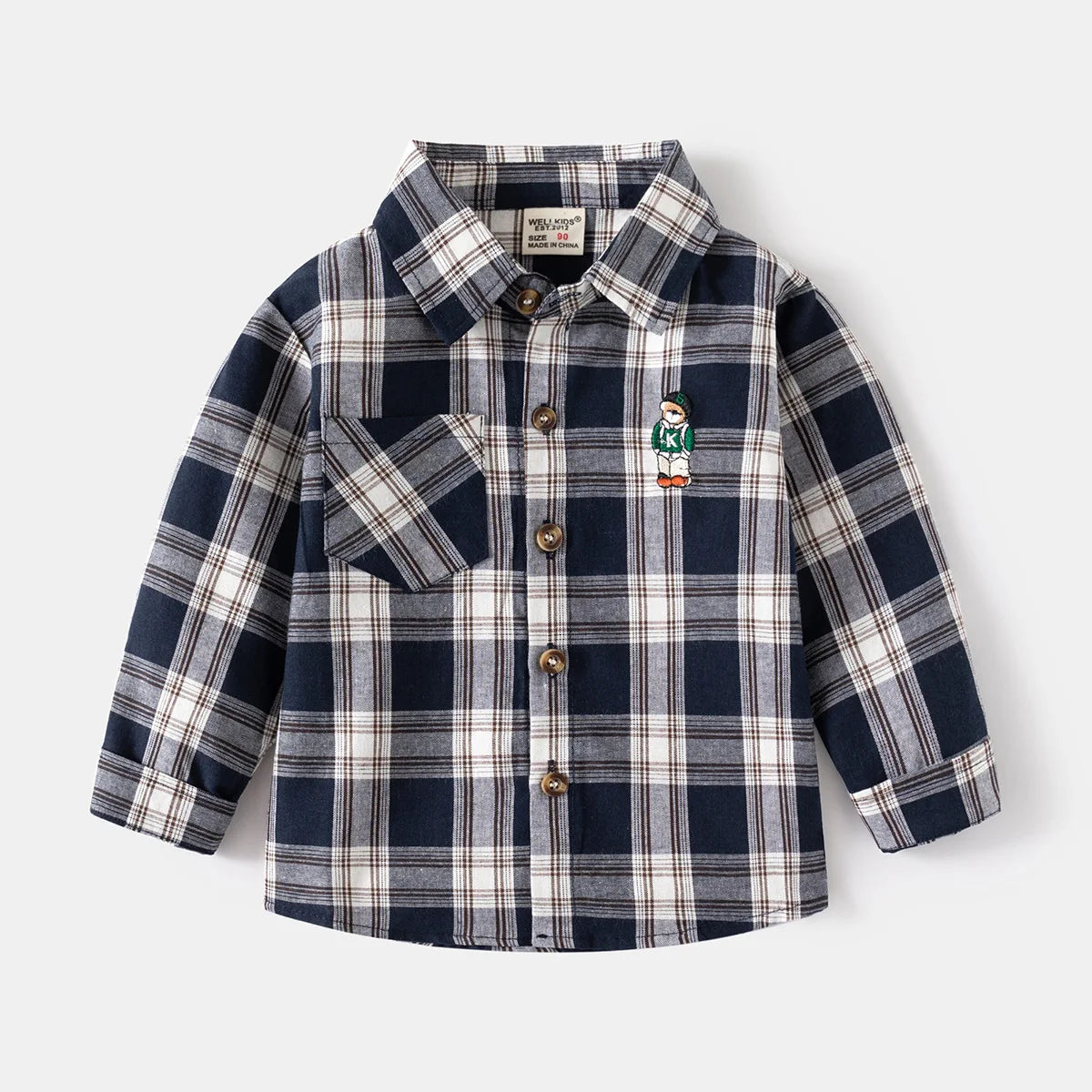 Boys Plaid Cotton Shirt 2-7Y - photo 14