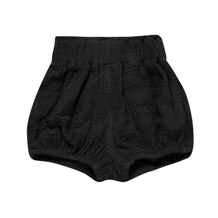 Baby Cotton-Linen PP Shorts Loose Comfy Summer - photo 12