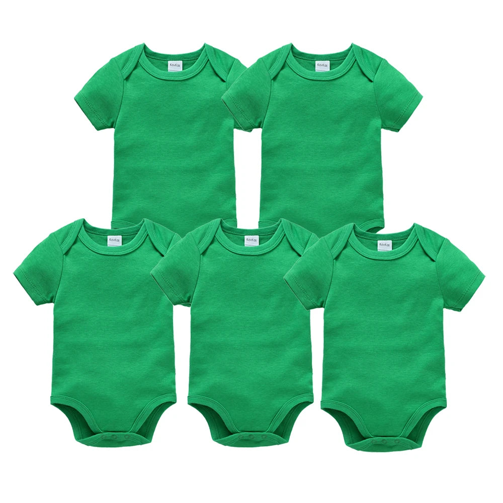 Newborn baby cotton bodysuit multipack 0-2Y — Kindle Kids ABC