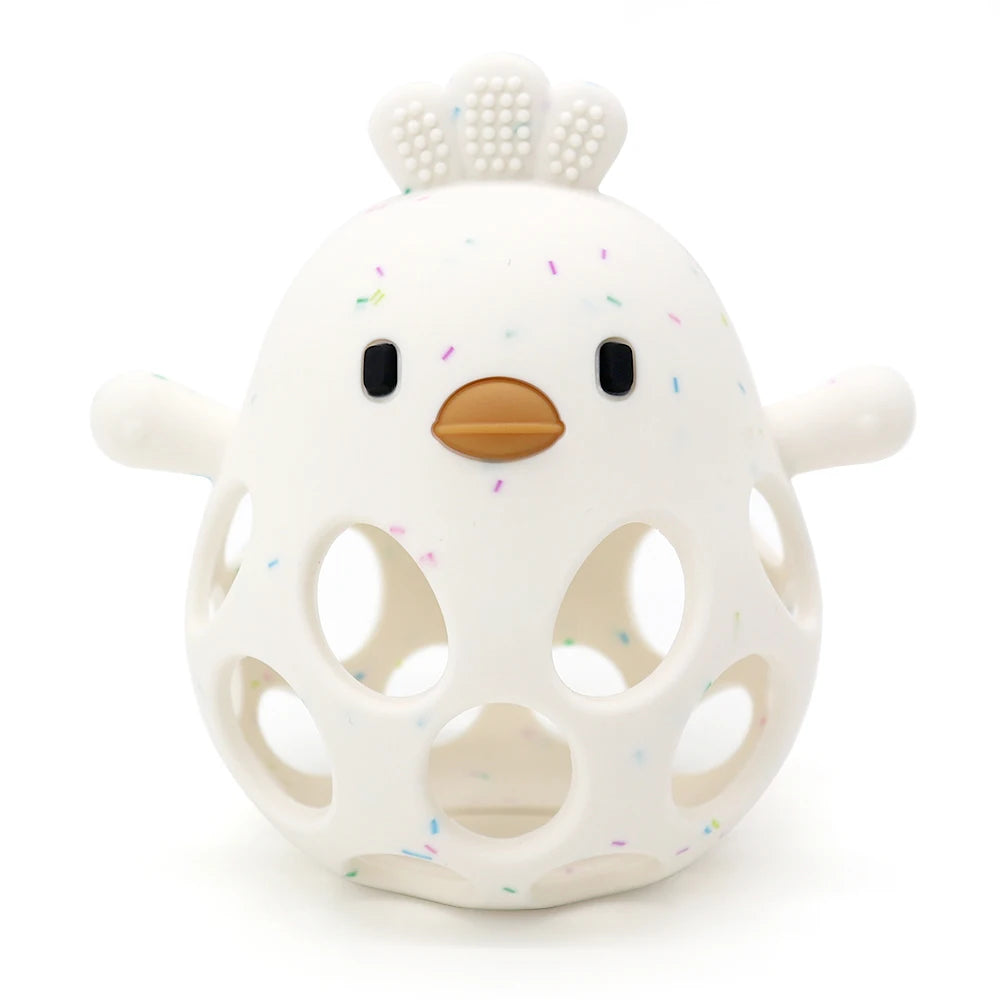 baby silicone chick teether sensory chew toy - photo 10