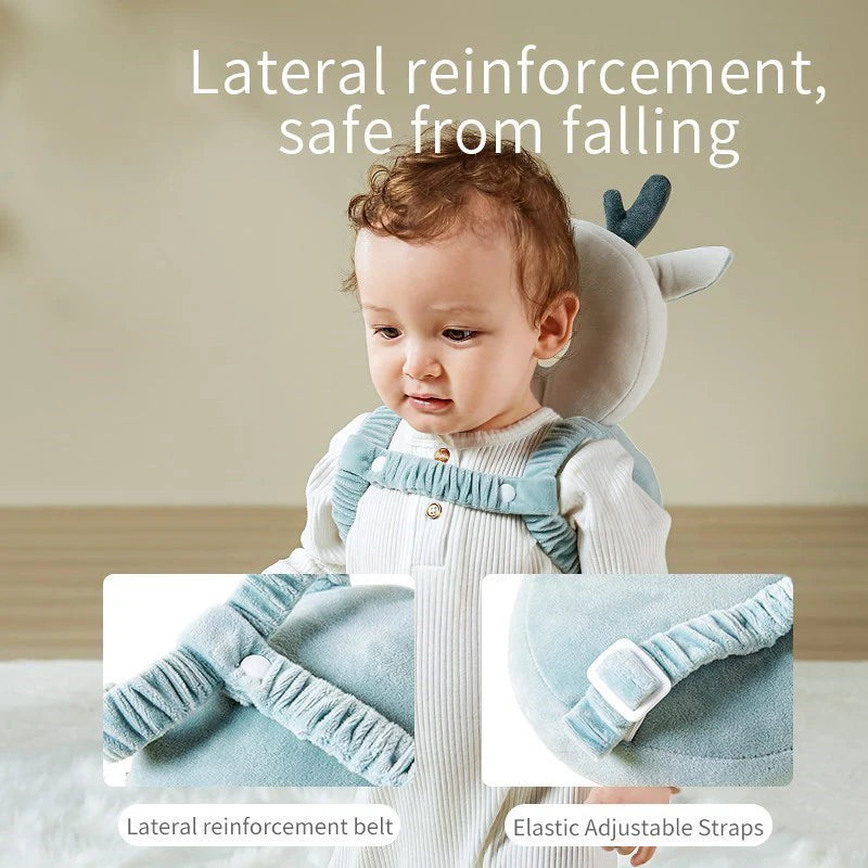 Baby Head Protector Pillow – Cartoon Anti-Fall Cushion | 6M–2Y - photo 5