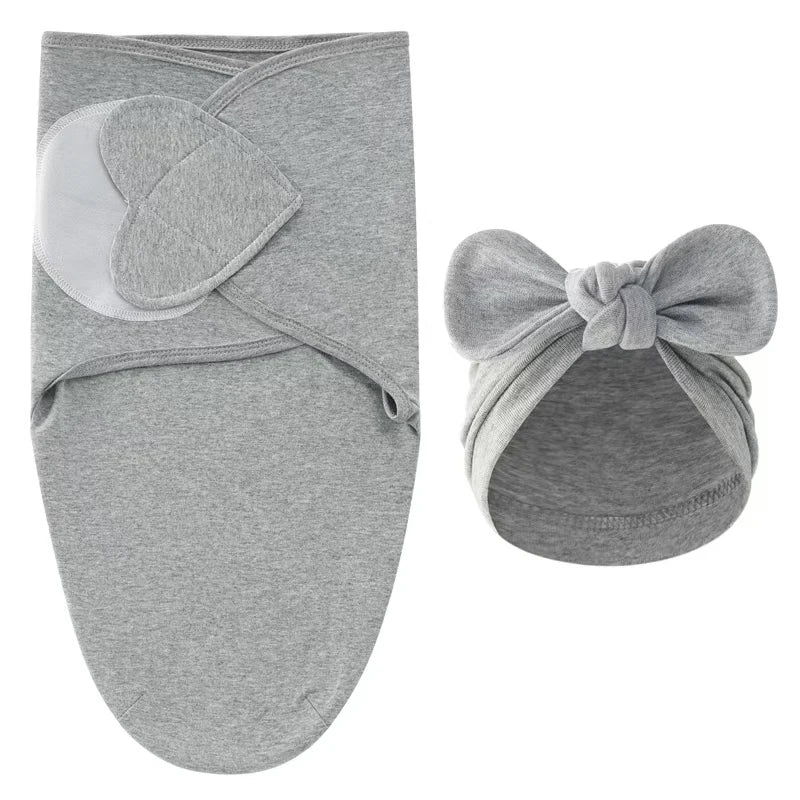 Cotton Baby Swaddle Wrap & Hat Set - Kindle Kids ABC - view 8