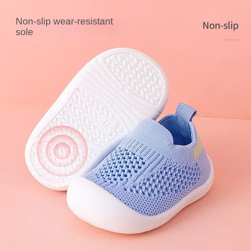 Kids Breathable Knit Slip-On Sneakers, Unisex 0M–4Y - photo 4