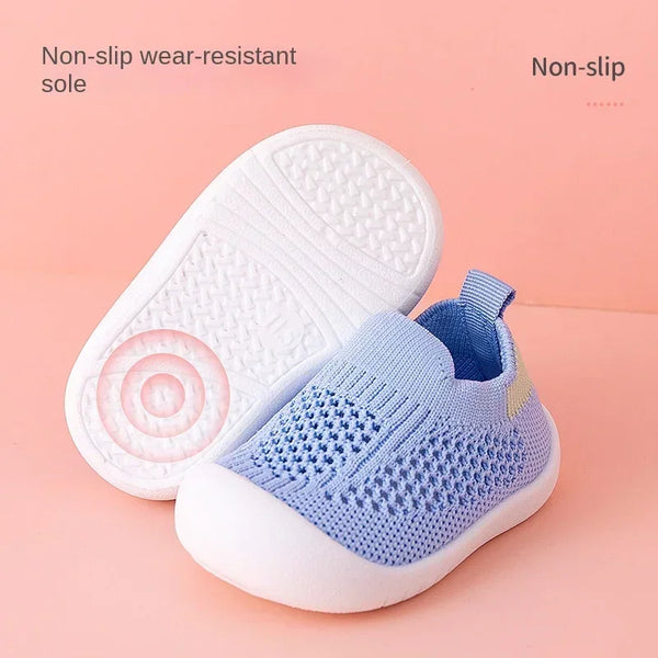 Kids Breathable Knit Slip-On Sneakers, Unisex 0M–4Y - photo 4