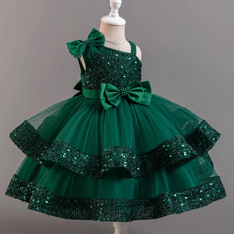 Flower Girl Sequin Tulle Dress — Ceremony & Wedding | 12M–5T - photo 10