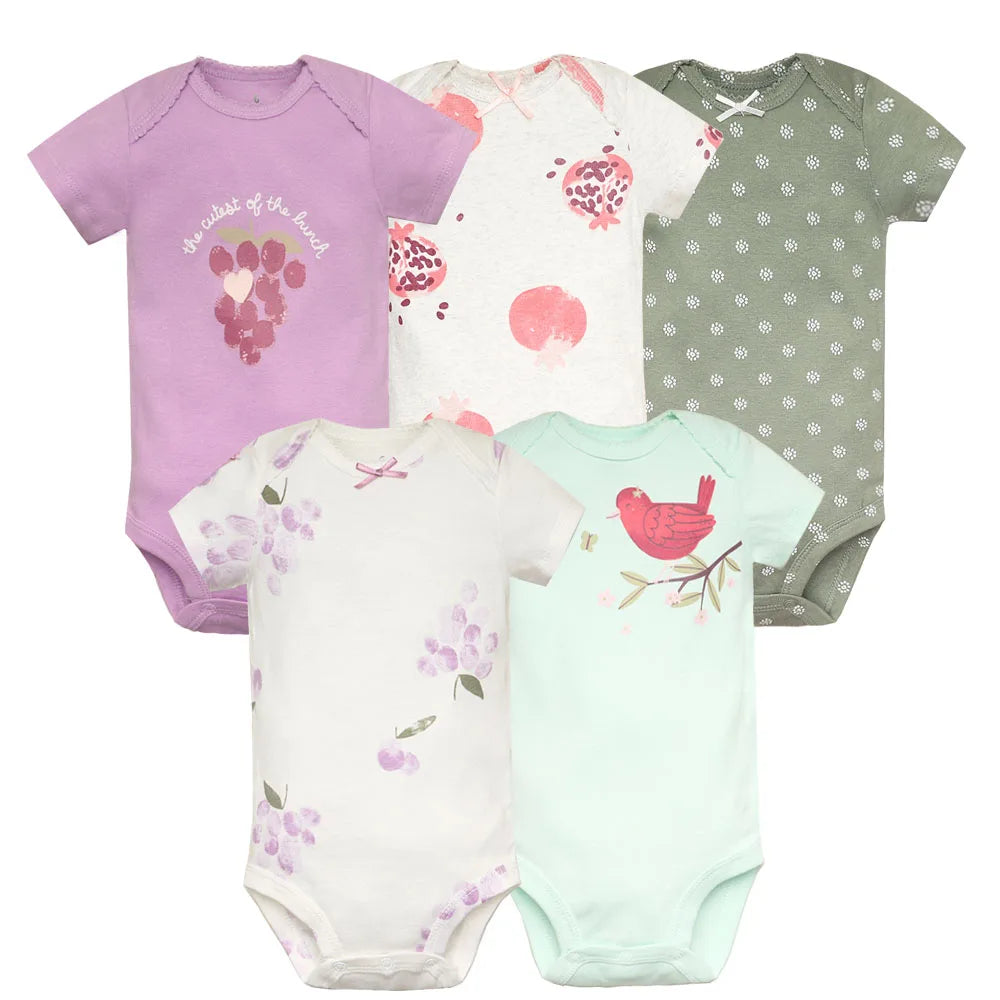 Baby 5-Pack Cotton Bodysuits - Kindle Kids ABC - view 22