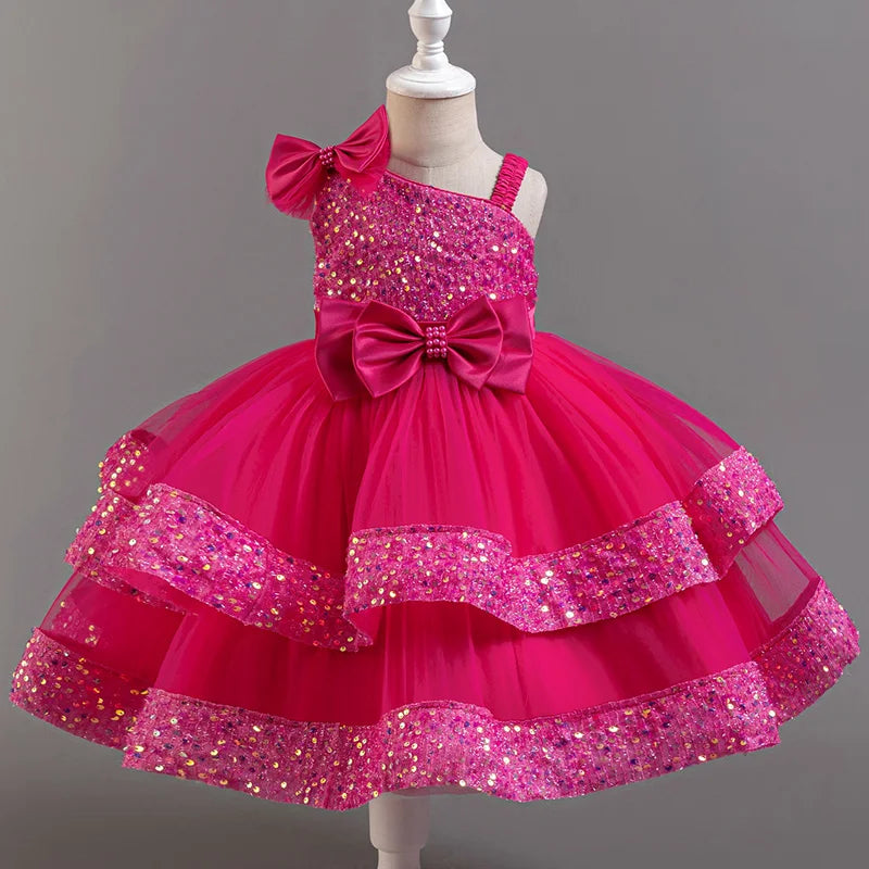 Flower Girl Sequin Tulle Dress — Ceremony & Wedding | 12M–5T - photo 5
