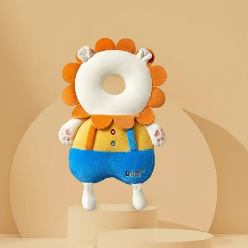 Baby Anti-Fall Head & Back Protector Pillow – Cute Animal Design