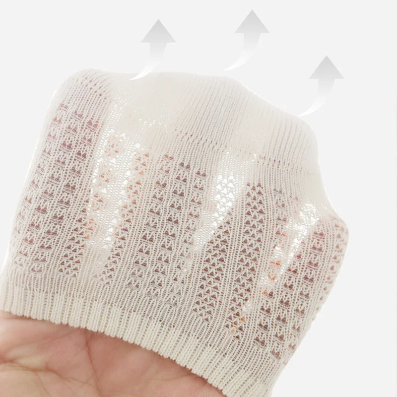 Baby & Kids Cotton Mesh Socks — 3 Pairs | Non-Slip Floor Socks | 0–5 Years - photo 4