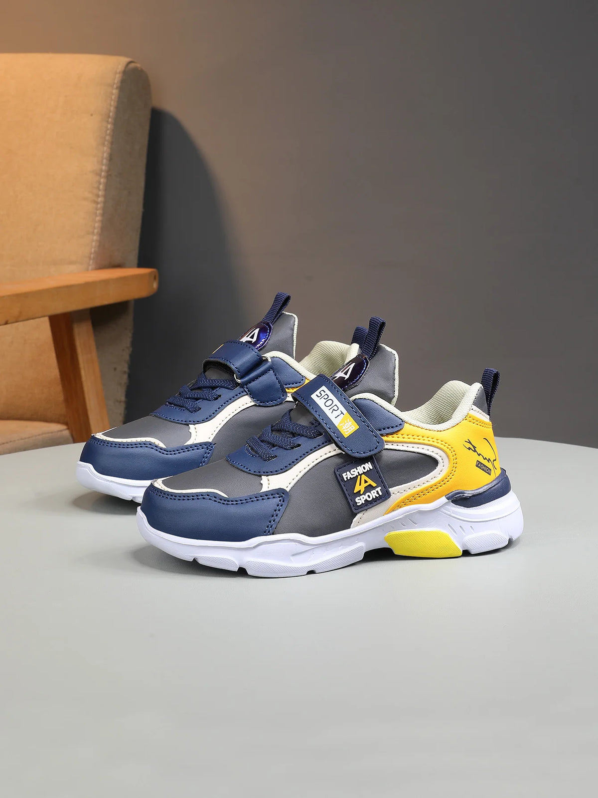 Kids Sport Sneakers — Leather Breathable Non-Slip | EU 31–40 - photo 3