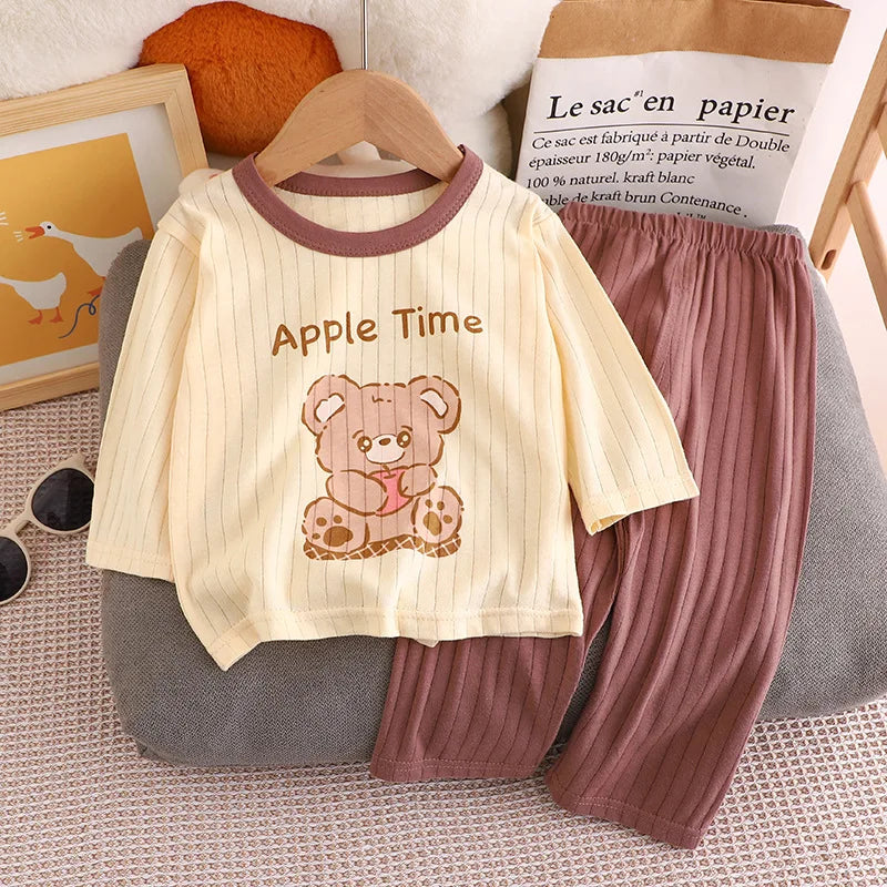 Baby and Kids Bear Print Cotton Set 3M-8Y - photo 16
