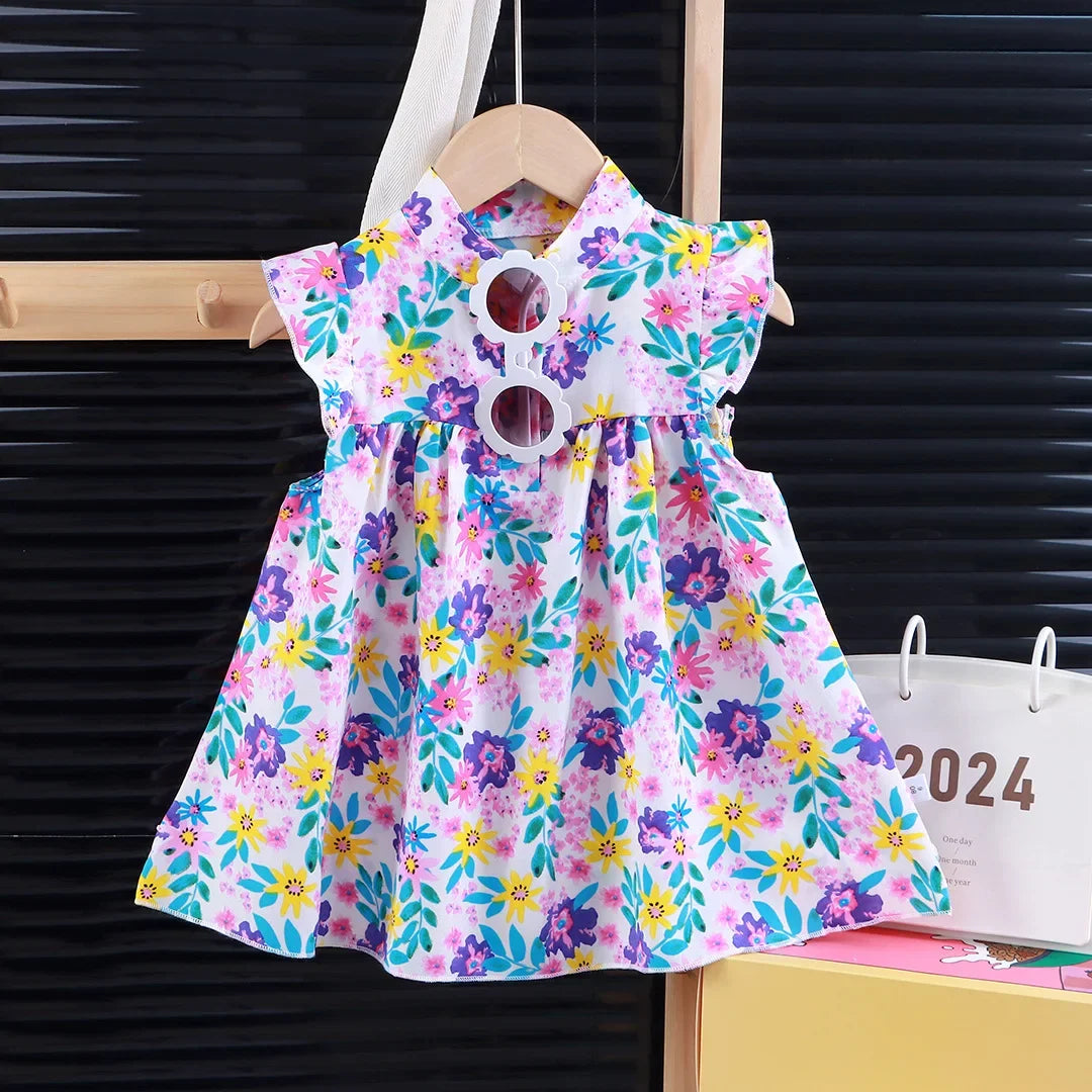 Girls' Beach Dress A-Line - Kindle Kids ABC