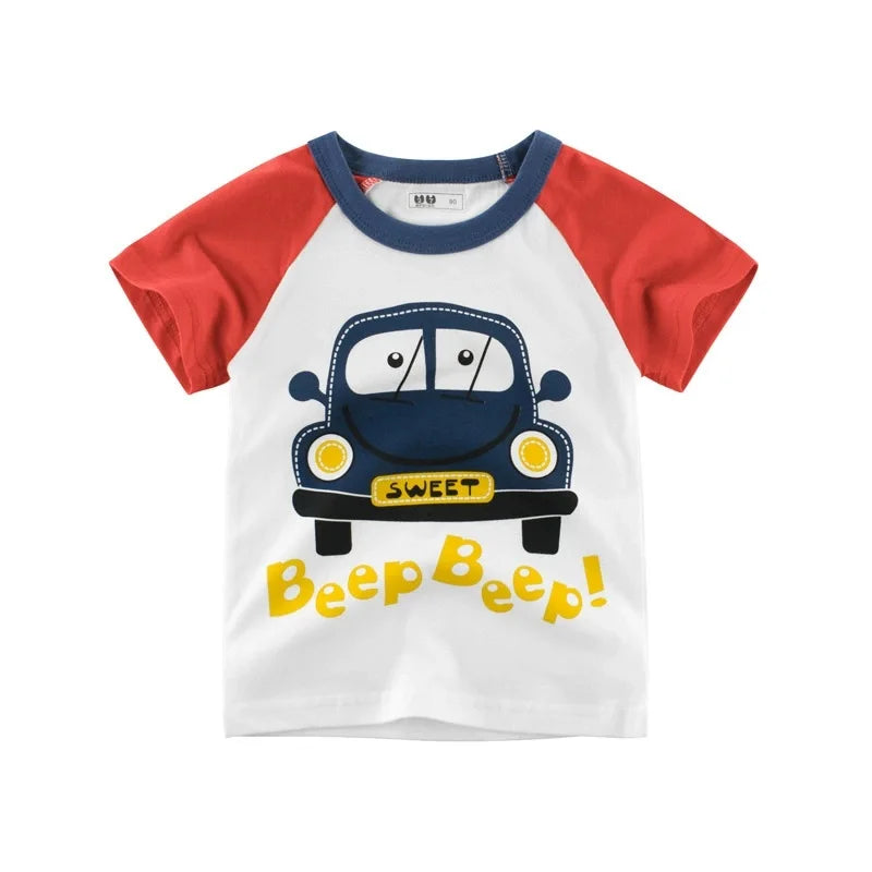 Kids' Korean-Style Striped T-Shirt – Short-Sleeve Cotton Tee | 2–9Y - photo 23