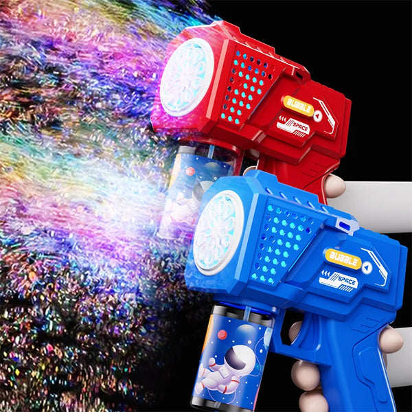 Gatling bubble machine 10-hole electric bubble blower for kids