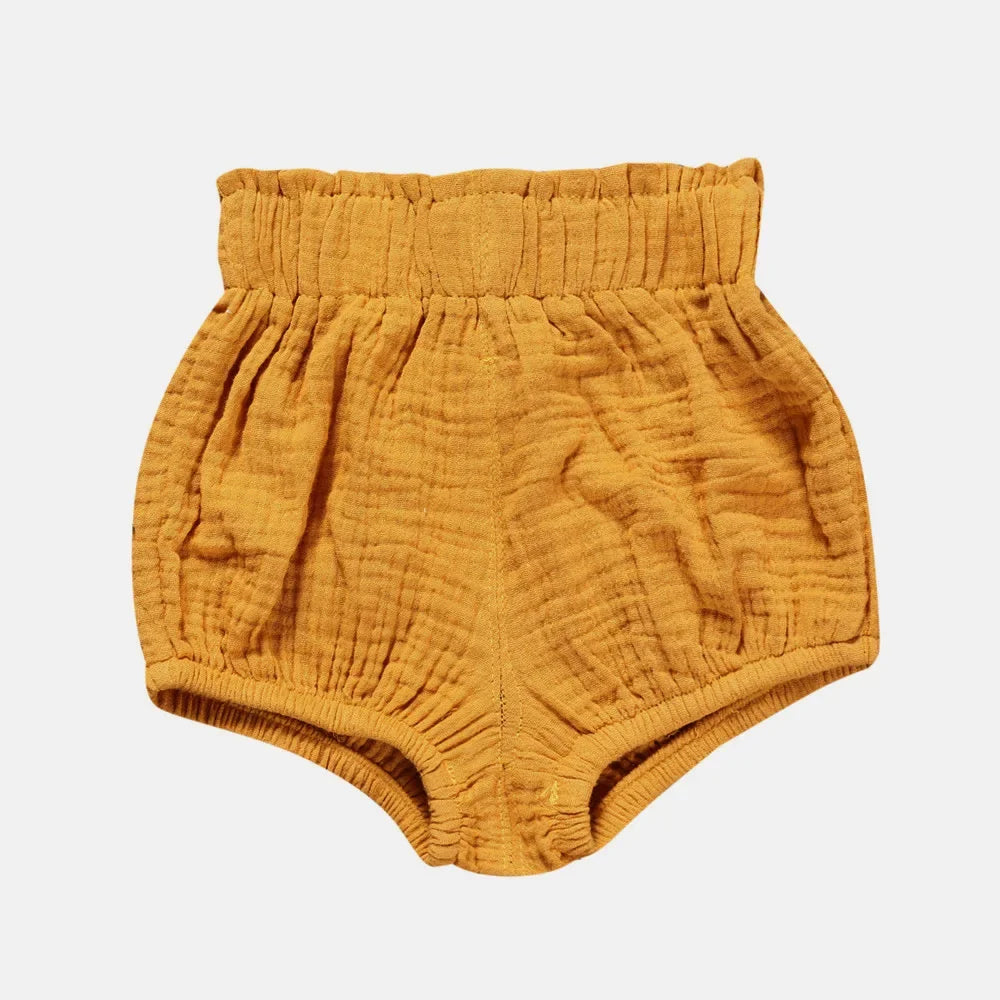 Baby Cotton-Linen PP Shorts Loose Comfy Summer - photo 18