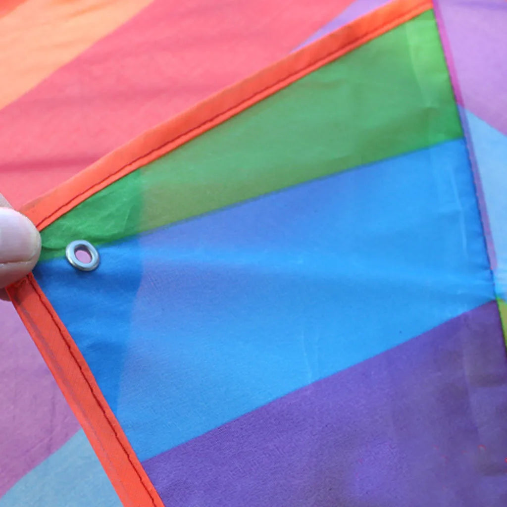 Easy-Fly Rainbow Kite — Outdoor Beach Sport Toy for Kids