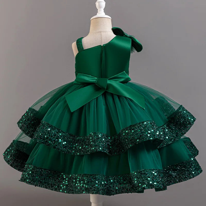 Flower Girl Sequin Tulle Dress — Ceremony & Wedding | 12M–5T - photo 2