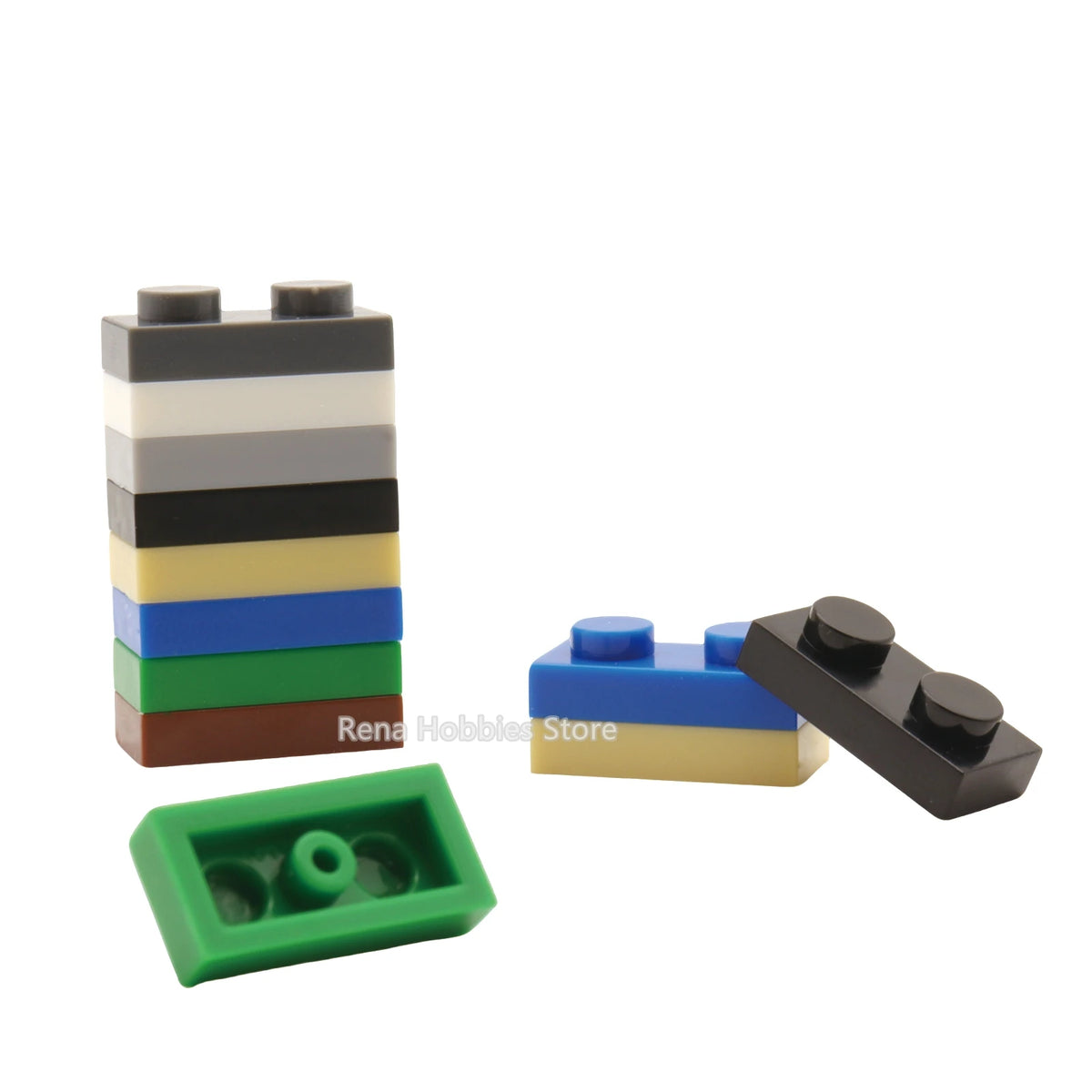 200-piece thin building block plates set - photo 3