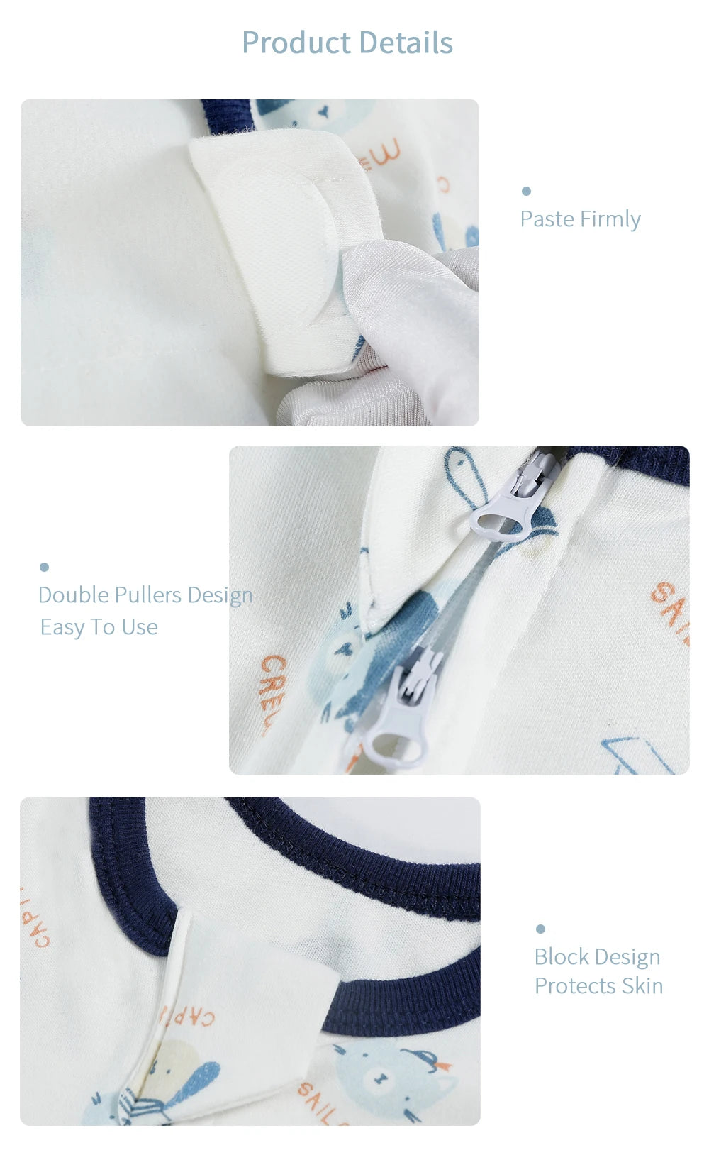 Cotton Anti-Startle Baby Swaddle Blanket - Kindle Kids ABC