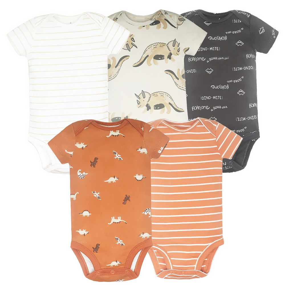 Baby 5-Pack Cotton Bodysuits - Kindle Kids ABC - view 14