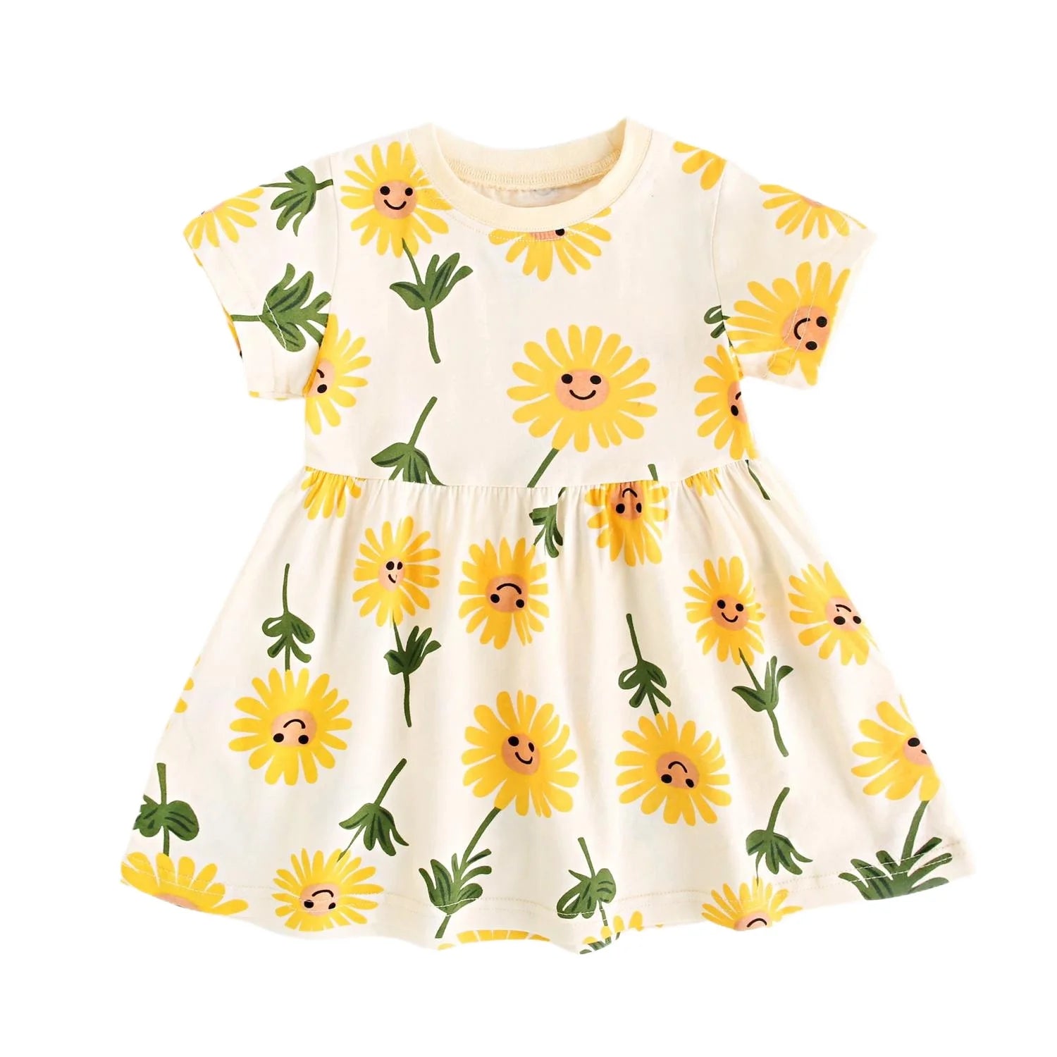 Kindle Kids ABC · Prodotti · Baby Girl Floral Summer Dress – Soft Cotton Sleeveless A-Line (9M–5Y) · Shopify